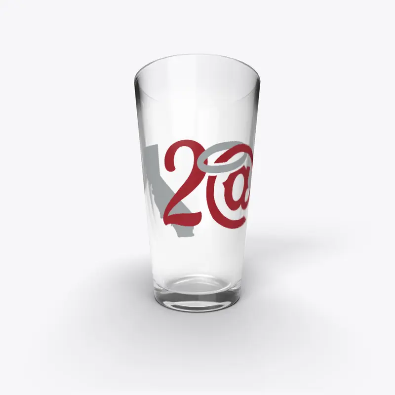 20th Angels Win Logo Pint Glass