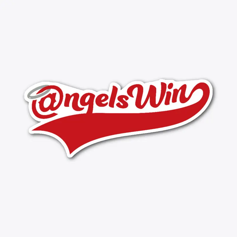 Angels Win Big Wave Sticker